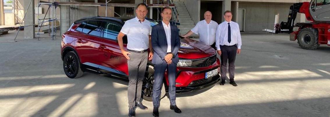 Hoher Besuch in Erfurt