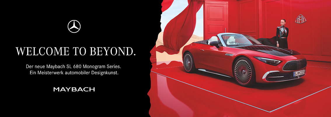 [Mercedes-Maybach SL 680 Monogram Series | Energieverbrauch kombiniert: 13,6 l/100 km | CO2-Emissionen kombiniert: 309 g/km | CO2-Klasse: G]