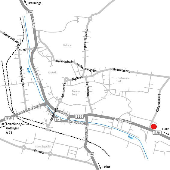 Anfahrt TGC Gebrauchtwagencenter