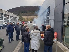 Auch in S&ouml;mmerda wurde angegrillt.
