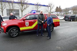&Uuml;bergabe des Kommando-Einsatzwagens 