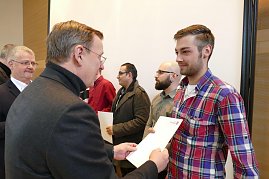 Zeugnisübergabe an unsere Mechatroniker-Gesellen