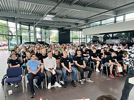 Willkommensempfang f&uuml;r unsere 46 neuen Peter-Azubis