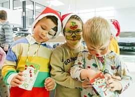 Ein weihnachtliches Abenteuer f&uuml;r die Fr&ouml;sche des DRK-Kindergartens Sonnenschein