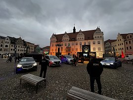 Bilder von den Impressionen der Wittenberger Lichternacht