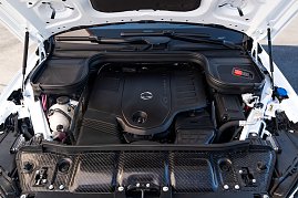 Die Motorhaube des neuen Mercedes-Benz GLE.