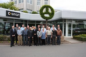 die alteingesessenen Mitarbeiter vom Autohaus Peter