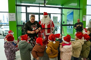 Ein weihnachtliches Abenteuer f&uuml;r die Fr&ouml;sche des DRK-Kindergartens Sonnenschein