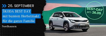Skoda BEST DAY 2026 � bunt wie der Herbst.  (Autohaus Peter)