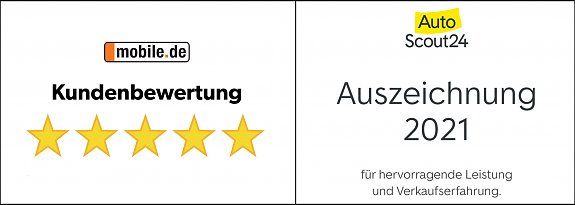Auszeichnungen von Autoscout24 und mobile.de