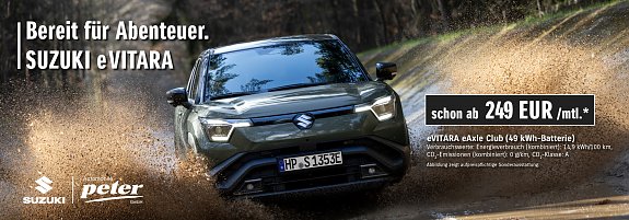 Der neue e VITARA (Suzuki Deutschland)