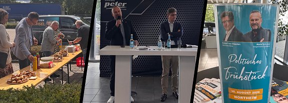 Politisches Fr&uuml;hst&uuml;ck im Autohaus Peter Northeim