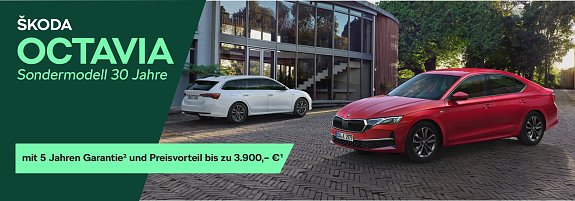 Der Škoda Octavia 30 Jahre.