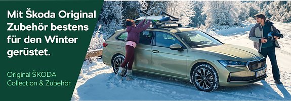 Škoda Winterzubeh&ouml;r f&uuml;r unvergessliche Wintermomente