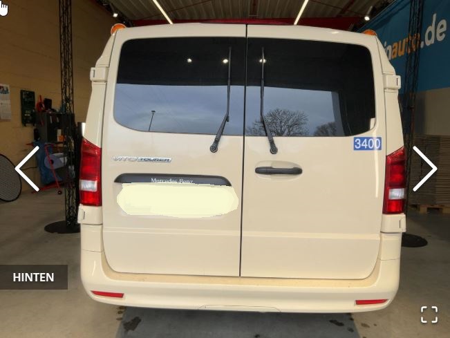 Mercedes-Benz Vito 119 CDI Tourer SELECT EL TAXI STHZG+LED+AHK Mercedes-Benz Vito 119 CDI Tourer SELECT EL TAXI STHZG+LED+AHK