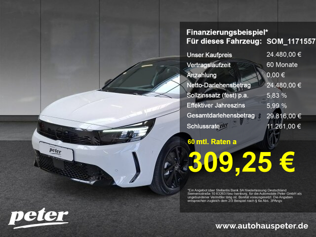 Opel Corsa F 1.2 GS +ACC+Rückfahrkamera+LHZ+SHZ+ Opel Corsa F 1.2 GS +ACC+Rückfahrkamera+LHZ+SHZ+