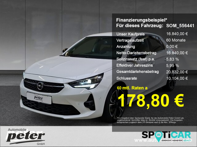 Opel Corsa F 1.2 GS +Alcantara+Lenkradheizung+SHZ+ Opel Corsa F 1.2 GS +Alcantara+Lenkradheizung+SHZ+