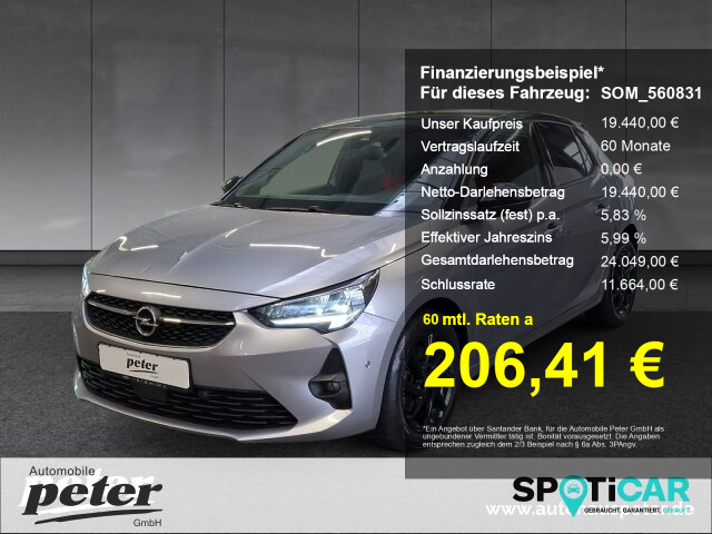 Opel Corsa F 1.2 Turbo GS Line Automatik Sitzheizung 130PS Opel Corsa F 1.2 Turbo GS Line Automatik Sitzheizung 130PS
