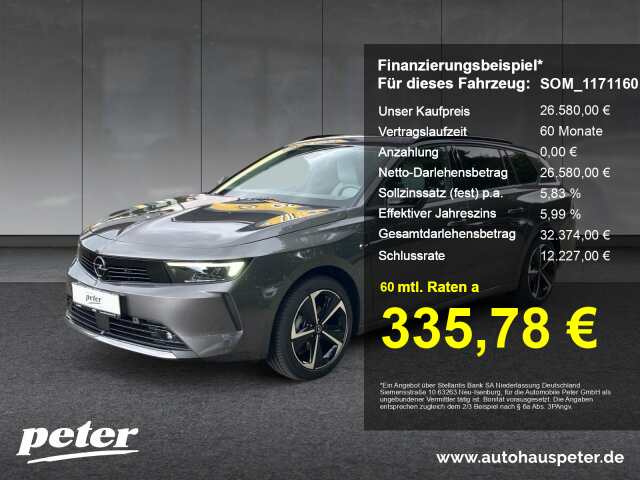 Opel Astra ST 1.2 Edition +Rückfahrkamera+LED+LHZ Opel Astra ST 1.2 Edition +Rückfahrkamera+LED+LHZ