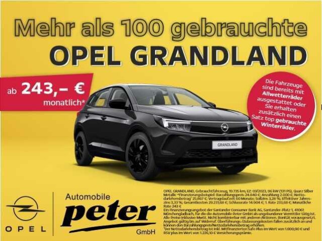 Opel Grandland 1.2 GS beh. Frontscheibe Matrix LED Opel Grandland 1.2 GS beh. Frontscheibe Matrix LED