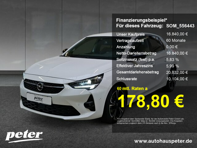 Opel Corsa F 1.2 GS +Alcantara+Lenkradheizung+SHZ+ Opel Corsa F 1.2 GS +Alcantara+Lenkradheizung+SHZ+